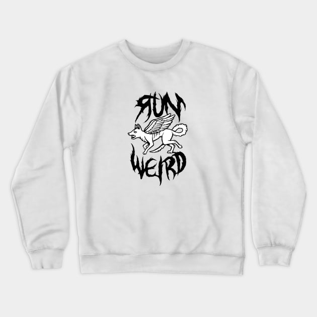 Run Weird - Flying Fox Squid Tail Crewneck Sweatshirt by bangart